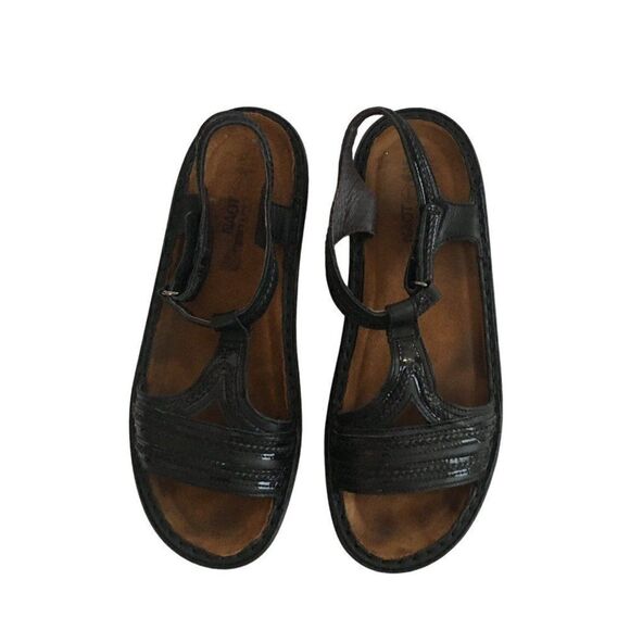 Naot black womens sandals size 38 - Picture 1 of 6